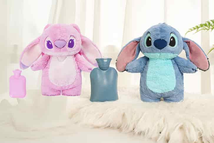 كيس الماء الساخن مع غطاء