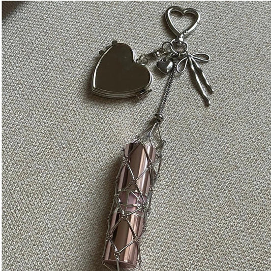 lipstick keychain ميدالية روج