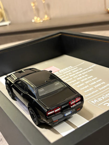 شالنجر Challenger American muscle legend : hellcat redeye 3D wall art - 32cm x 23 cm