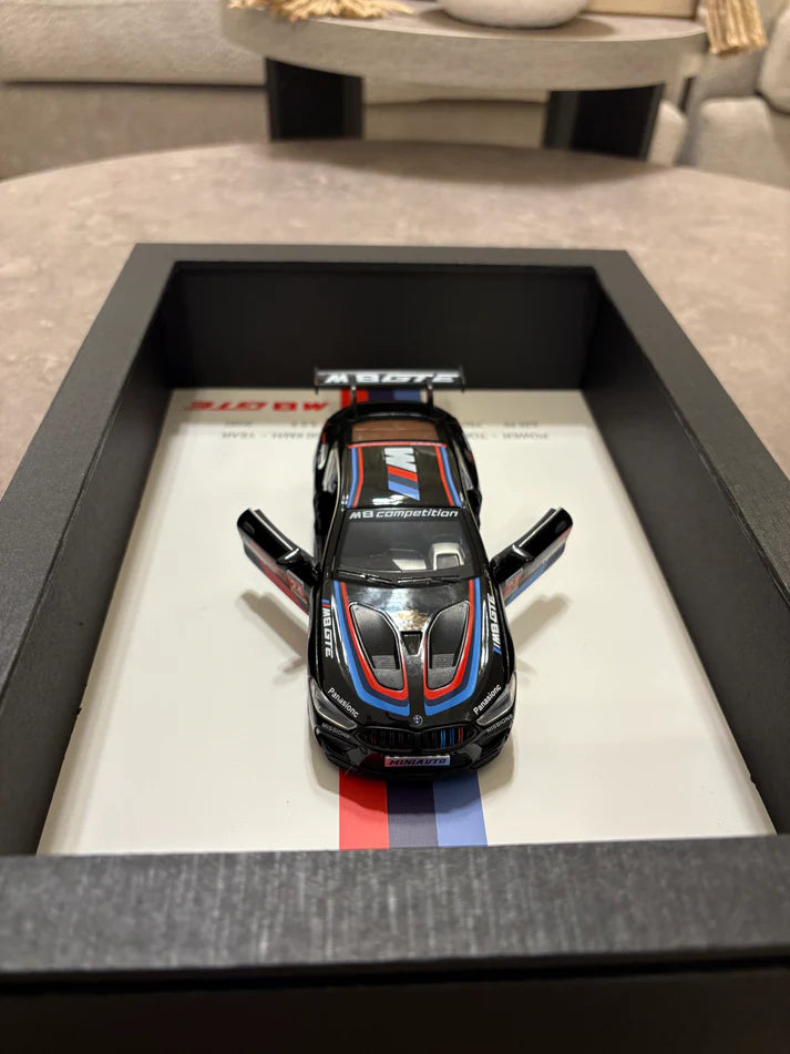 BMW M8 GTE – 3D Framed Diecast Wall Art - 32cm x 23cm