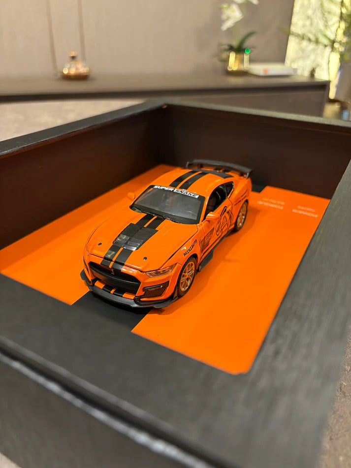 موستنج Mustang Shelby GT500 3D Shadow Box Wall Art (Orange) – 32cm x 23cm